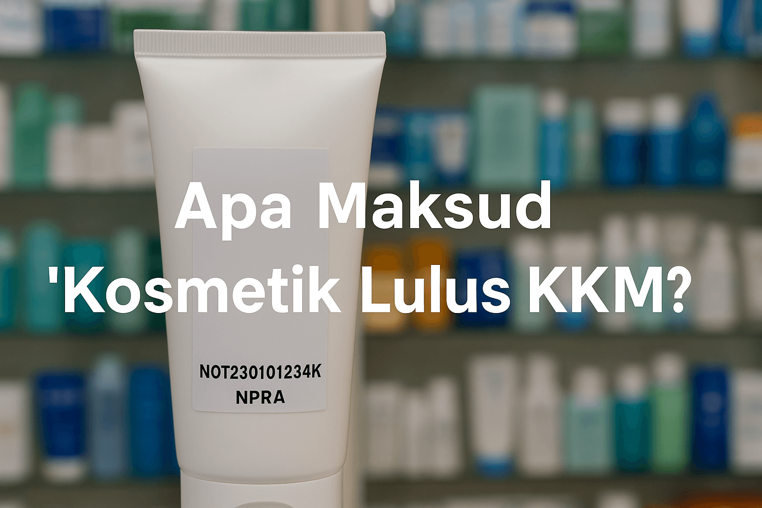 Apa Maksud 'Kosmetik Lulus Kkm'