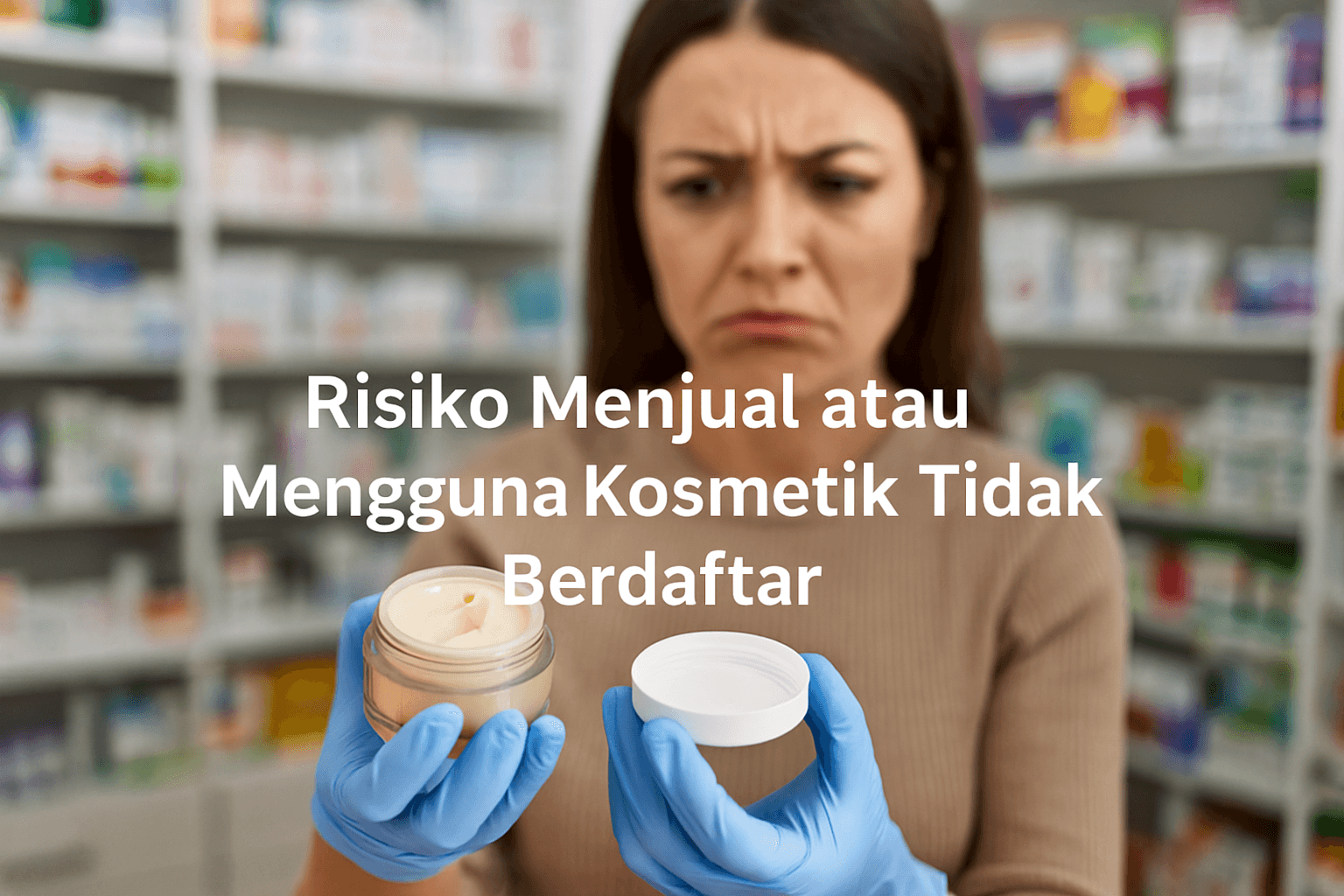Risiko Menjual Atau Mengguna Kosmetik Tidak Berdaftar