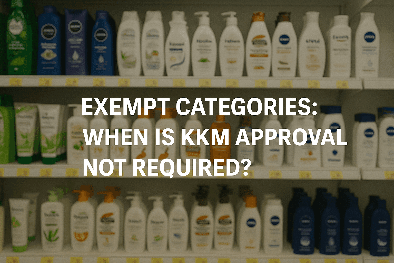 Do All Cosmetics Need Kkm Approval? - Prioocare