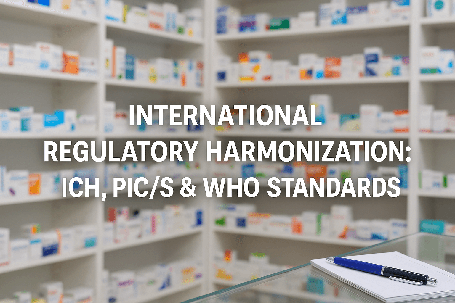 International Regulatory Harmonization Ich, Pics &Amp; Who Standards