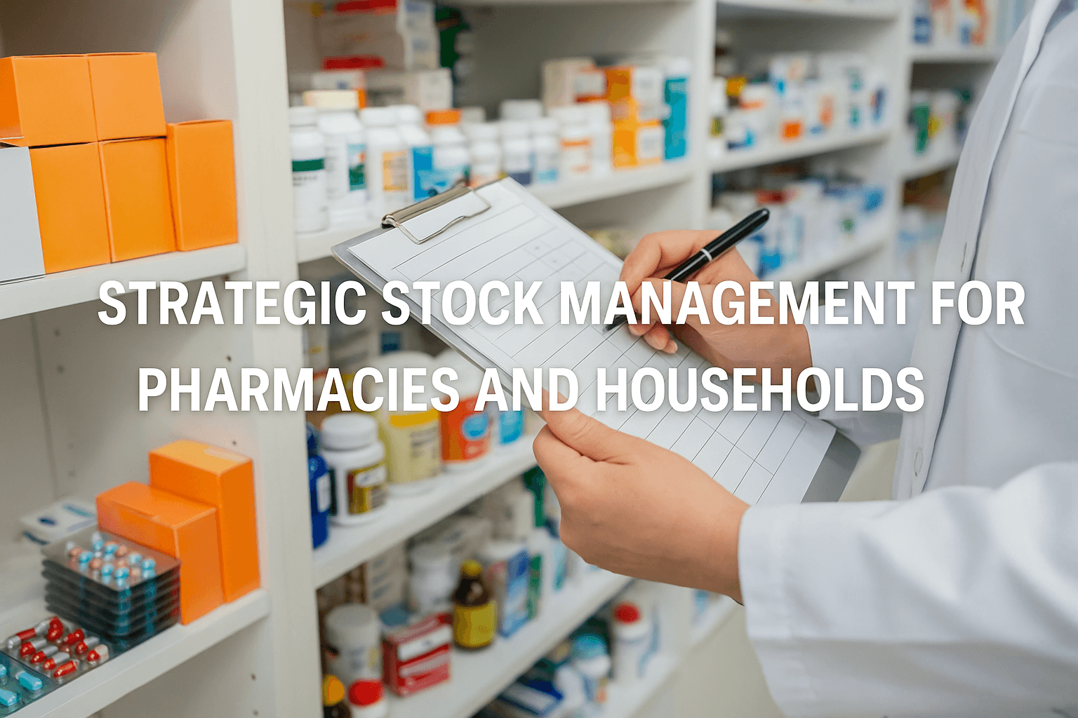 Strategic Stock Management For Pharmacies And Households