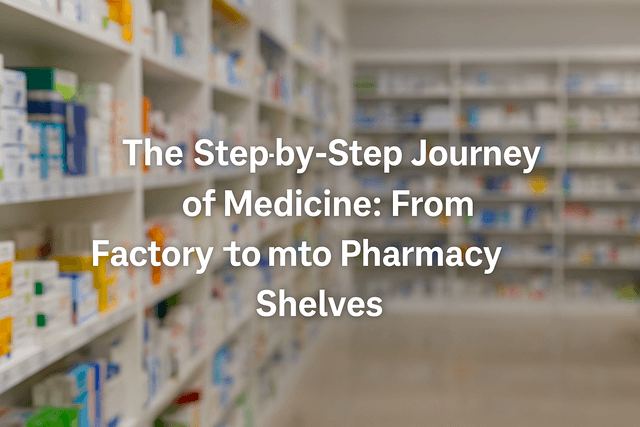 The Step By Step Journey Of Medicine From Factory To Pharmacy Shelves The Step By Step Journey Of Medicine From Factory To Pharmacy Shelves
