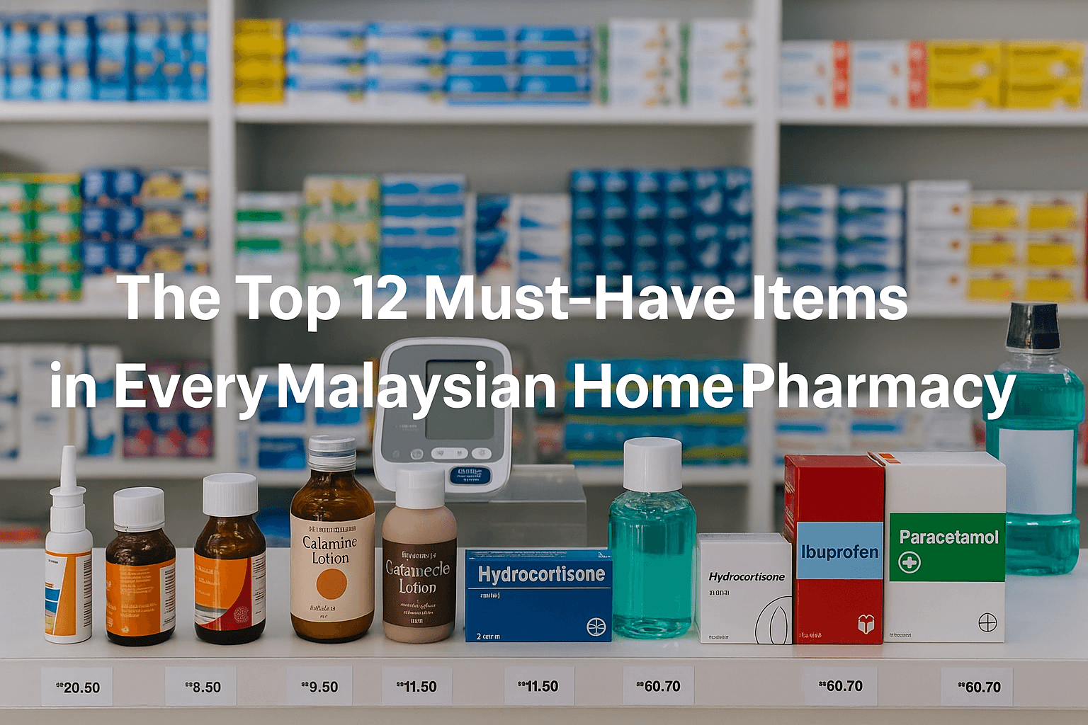 The Top 12 Must Have Items In Every Malaysian Home Pharmacy