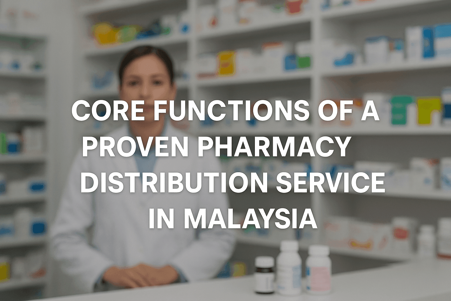 Core Functions Of A Proven Pharmacy Distribution Service In Malaysia Core Functions Of A Proven Pharmacy Distribution Service In Malaysia