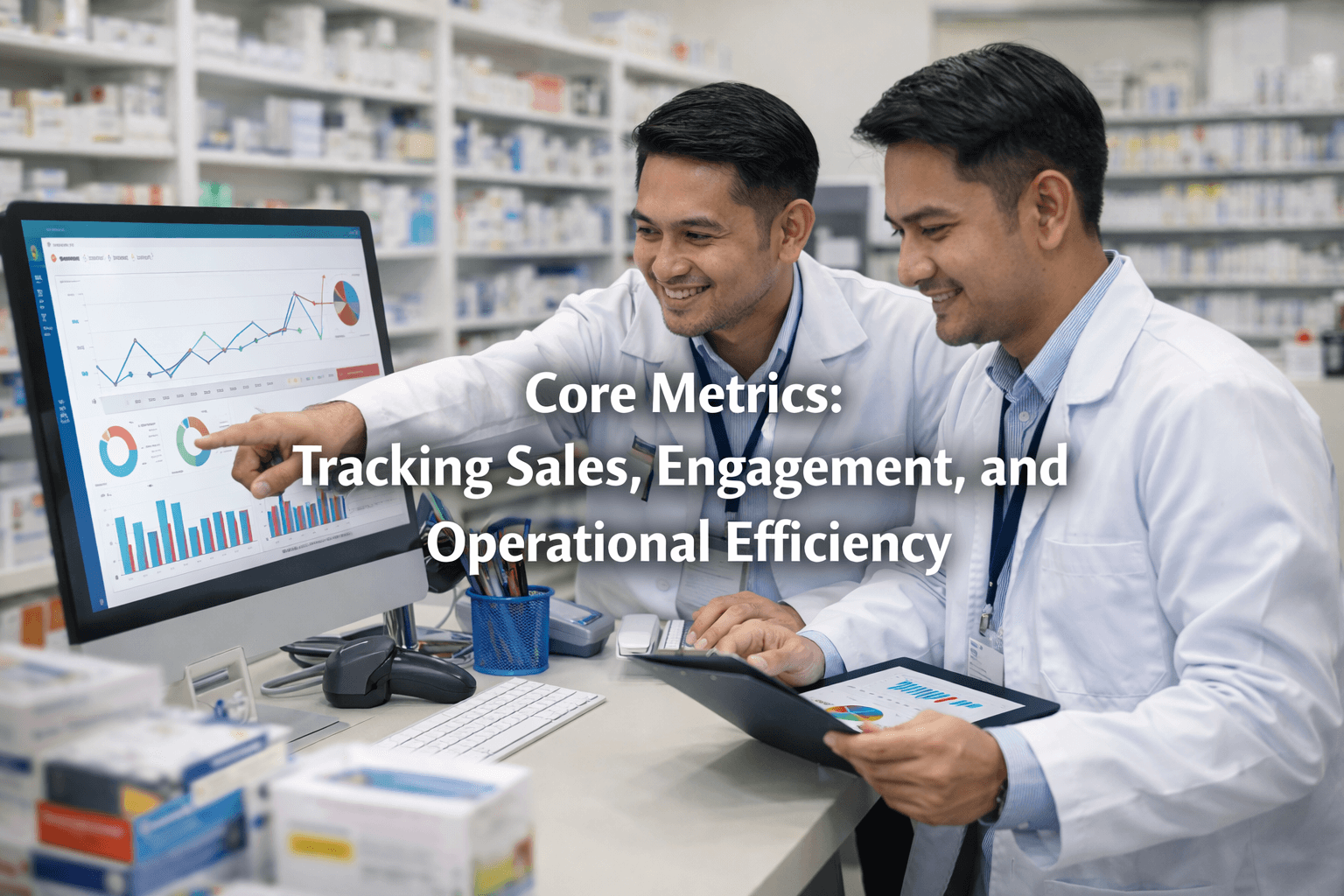 Core Metrics Tracking Sales, Engagement, And Operational Efficiency