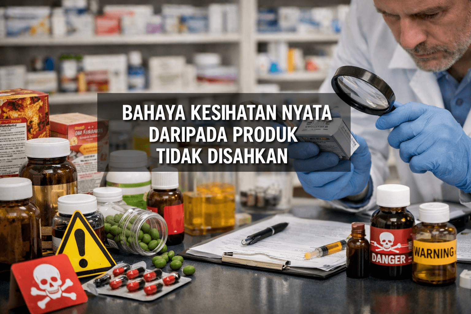 Bahaya Kesihatan Nyata Daripada Produk Tidak Disahkan