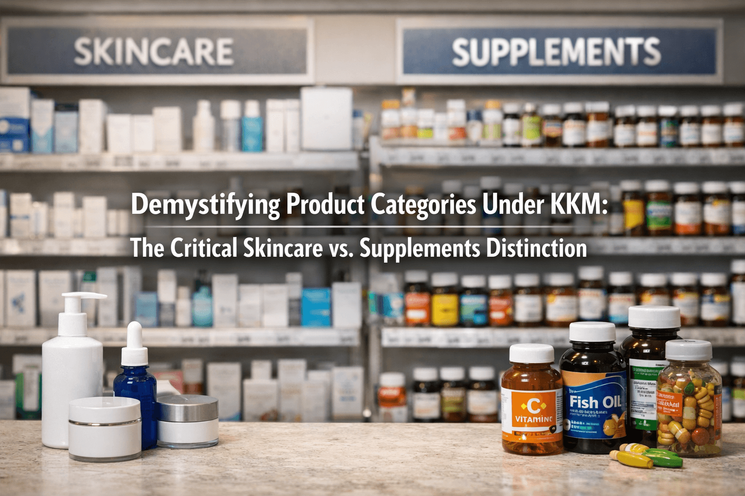 Demystifying Product Categories Under Kkm The Critical Skincare Vs. Supplements Distinction Demystifying Product Categories Under Kkm The Critical Skincare Vs. Supplements Distinction