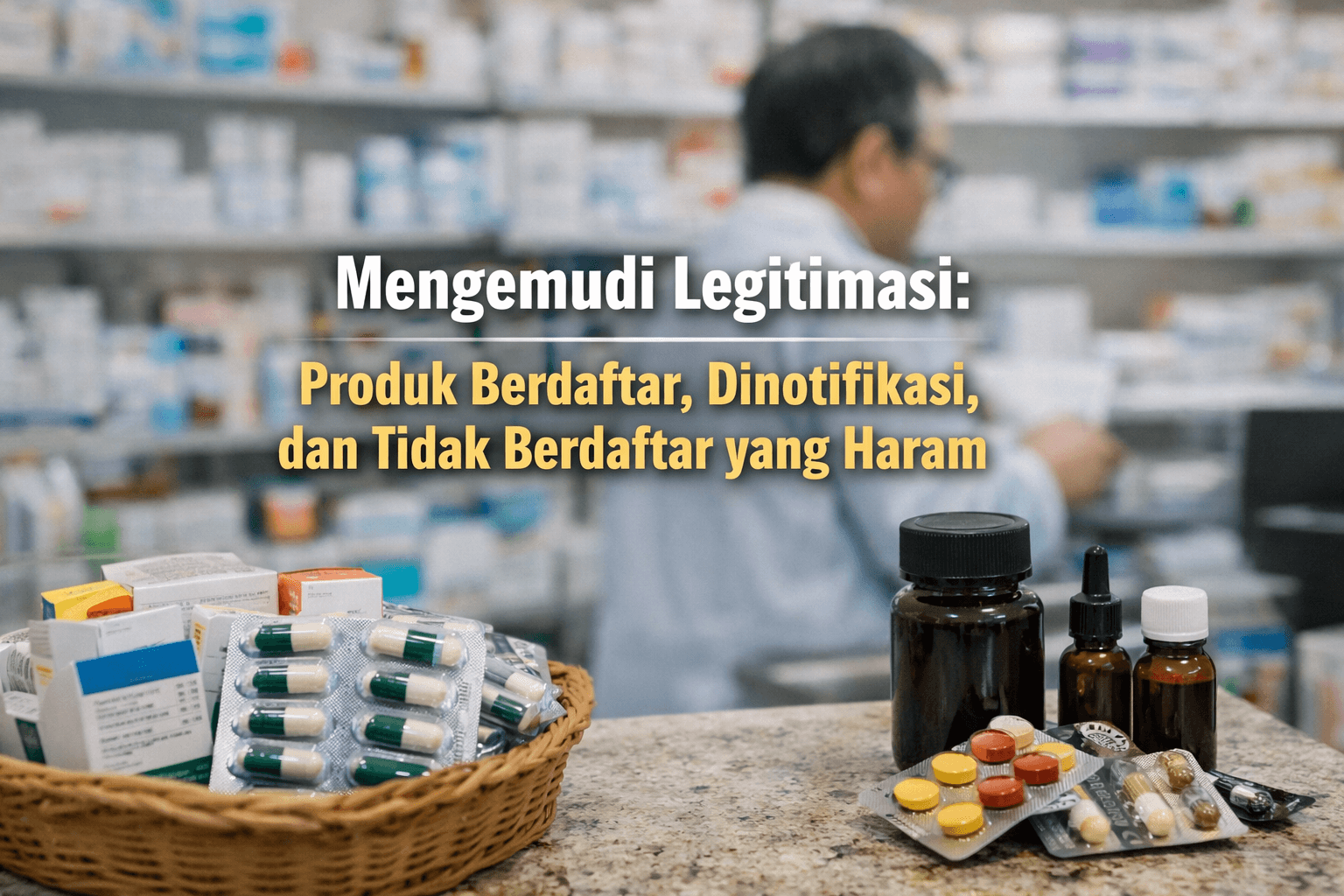 Mengemudi Legitimasi Produk Berdaftar, Dinotifikasi, Dan Tidak Berdaftar Yang Haram