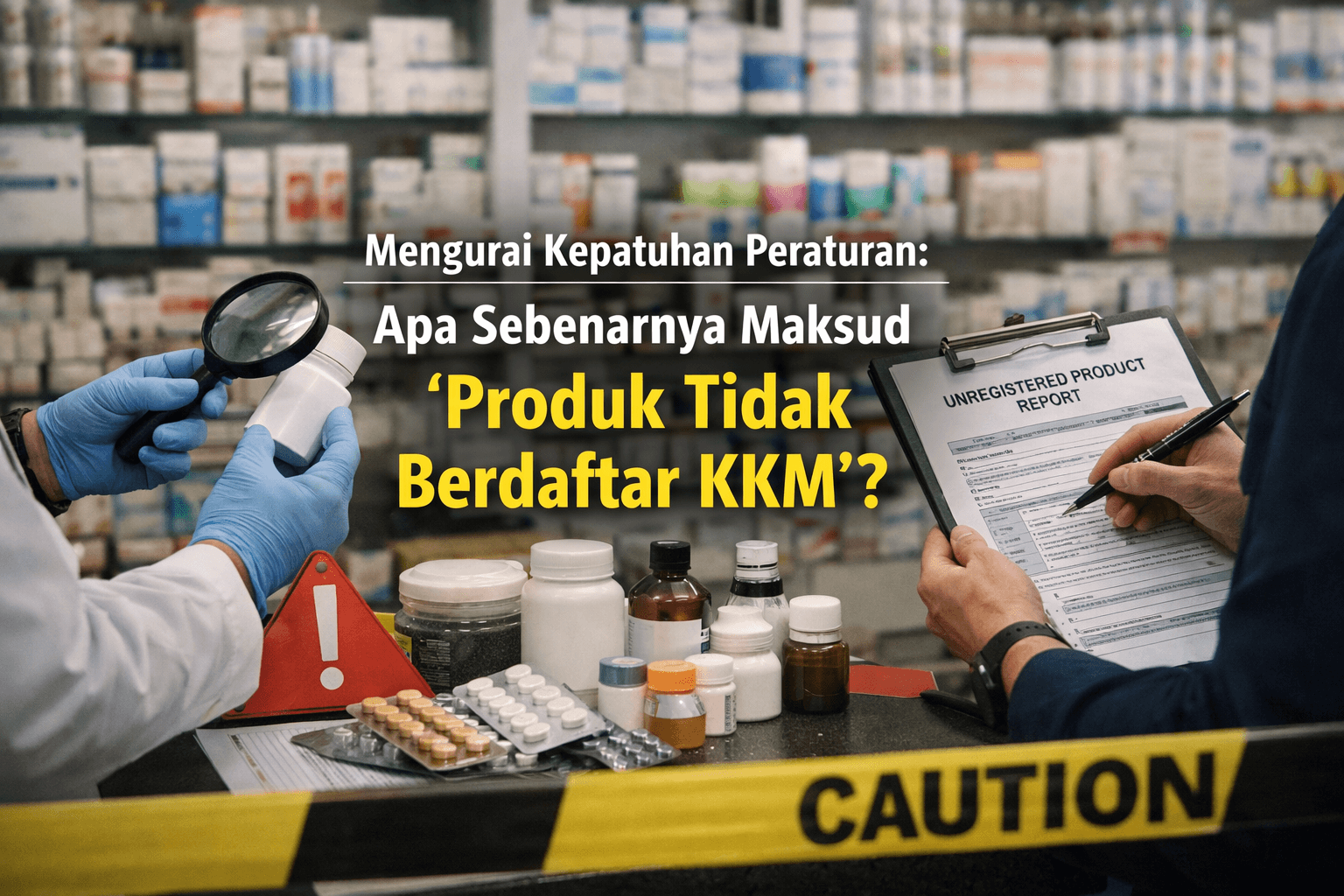 Mengurai Kepatuhan Peraturan Apa Sebenarnya Maksud Produk Tidak Berdaftar Kkm