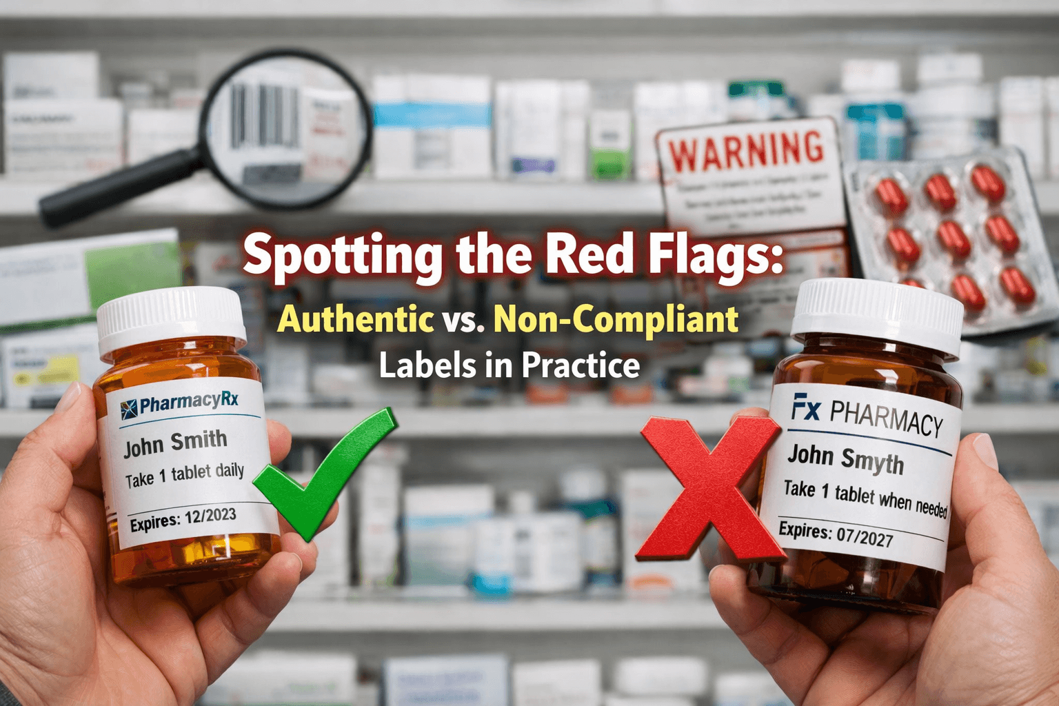 Spotting The Red Flags Authentic Vs. Non Compliant Labels In Practice