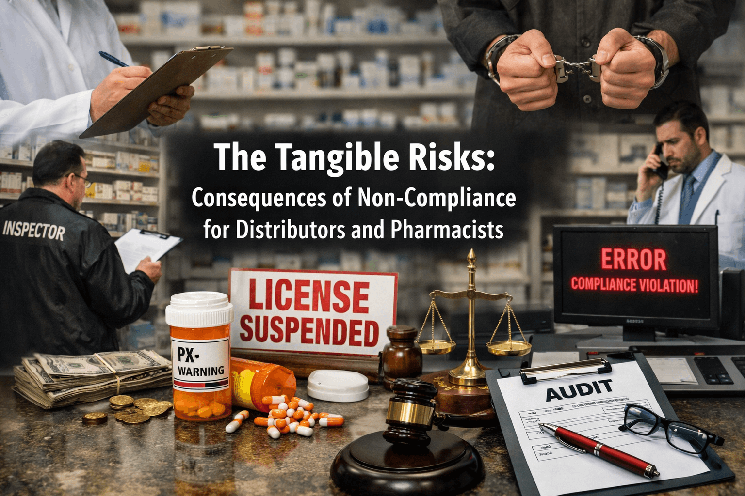The Tangible Risks Consequences Of Non Compliance For Distributors And Pharmacists