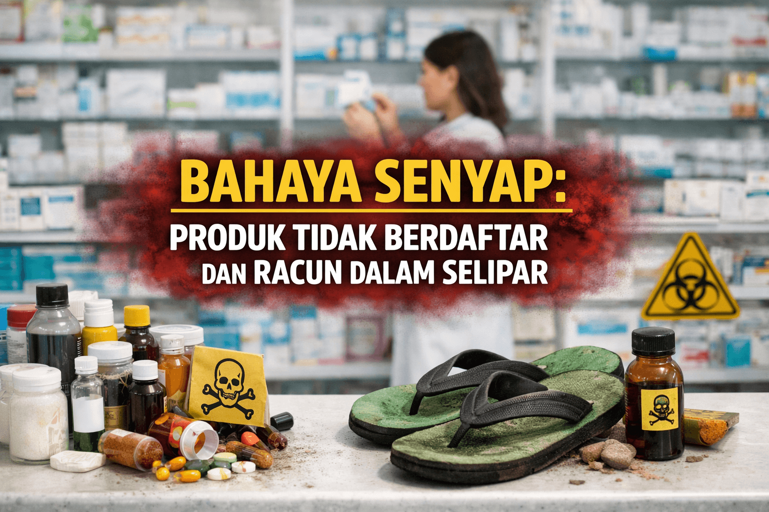 Bahaya Senyap Produk Tidak Berdaftar Dan Racun Dalam Selipar Bahaya Senyap Produk Tidak Berdaftar Dan Racun Dalam Selipar