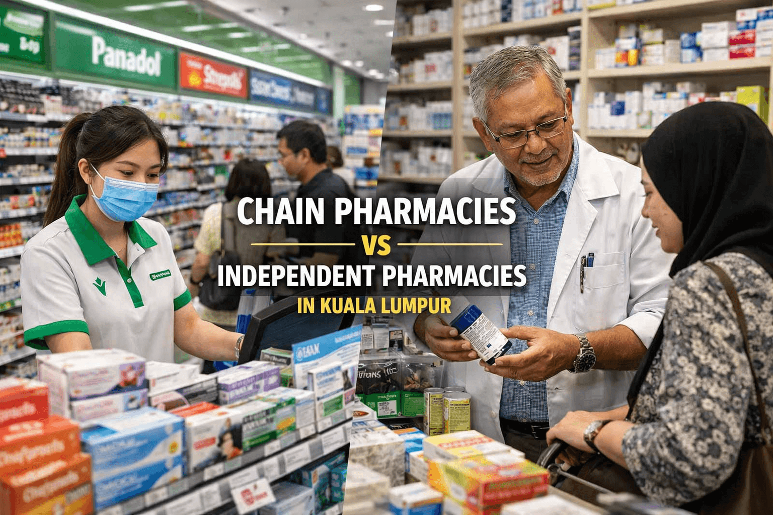 Chain Pharmacies Vs Independent Pharmacies In Kuala Lumpur