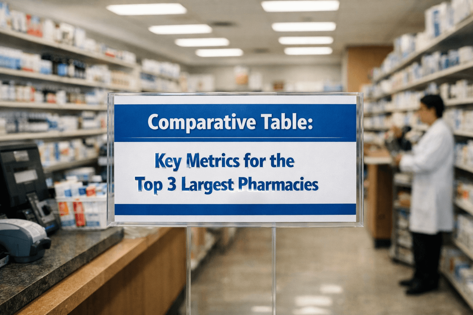 Comparative Table Key Metrics For The Top 3 Largest Pharmacies