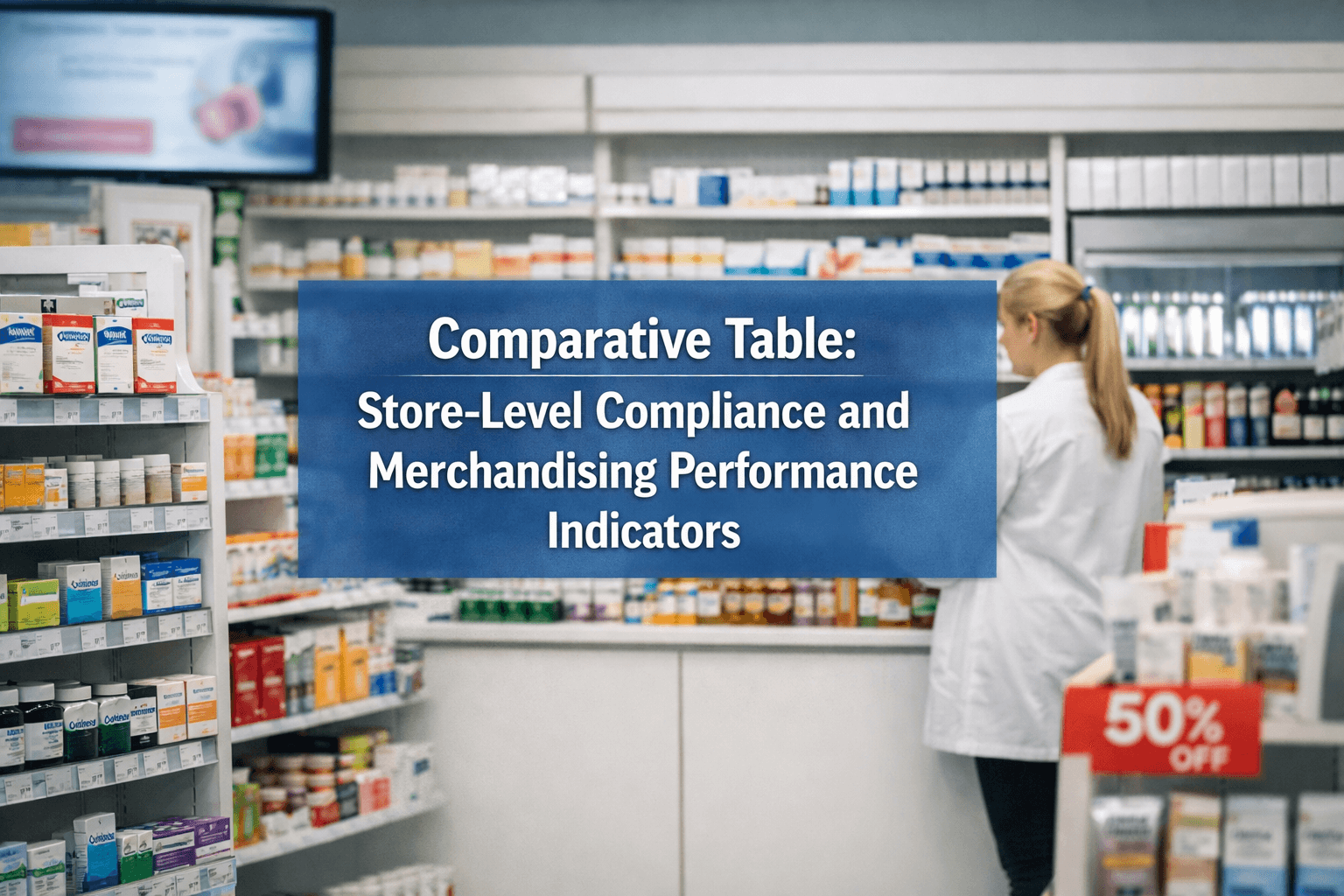 Comparative Table Store Level Compliance And Merchandising Performance Indicators Comparative Table Store Level Compliance And Merchandising Performance Indicators