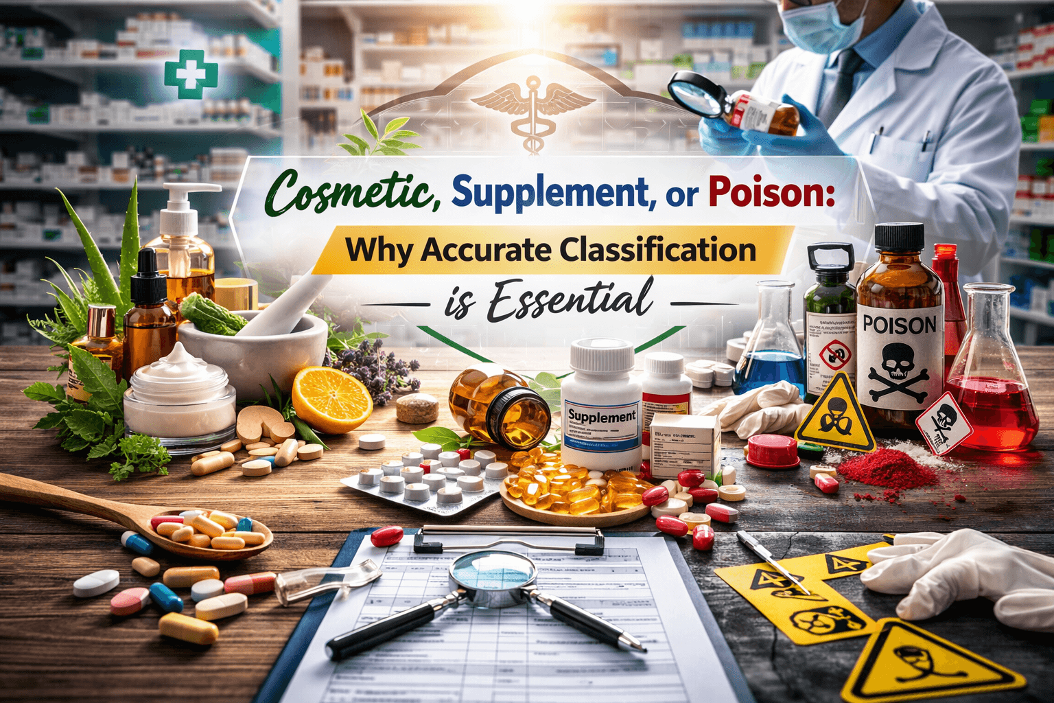 Cosmetic, Supplement, Or Poison Why Accurate Classification Is Essential Cosmetic, Supplement, Or Poison Why Accurate Classification Is Essential