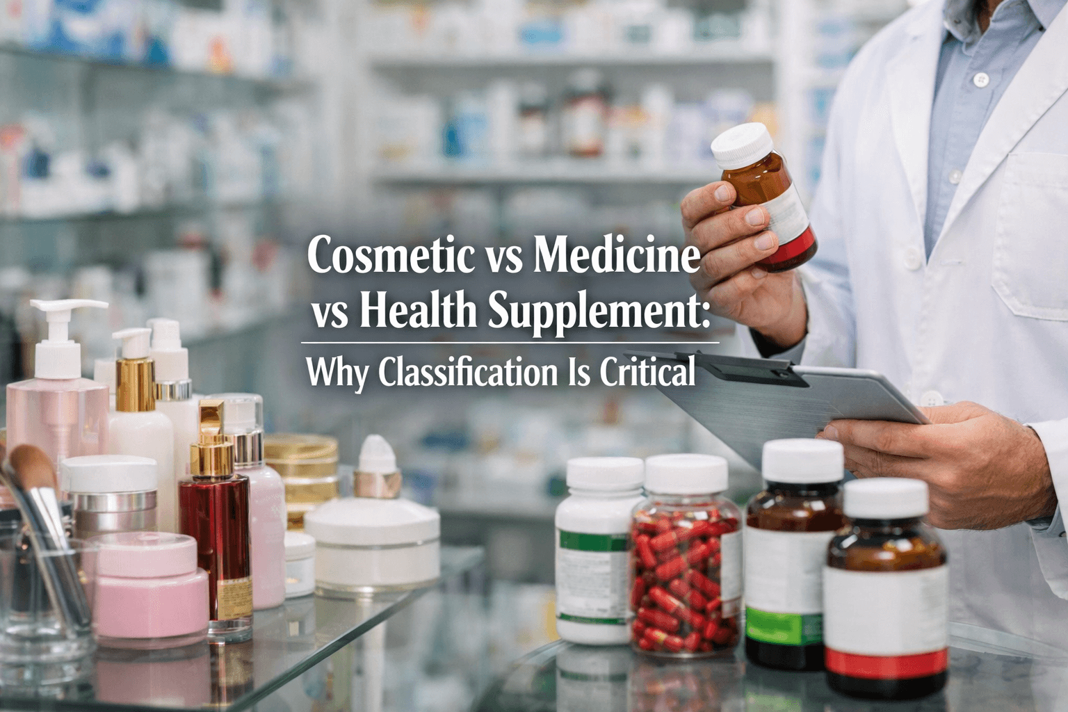 Cosmetic Vs Medicine Vs Health Supplement Why Classification Is Critical Cosmetic Vs Medicine Vs Health Supplement Why Classification Is Critical