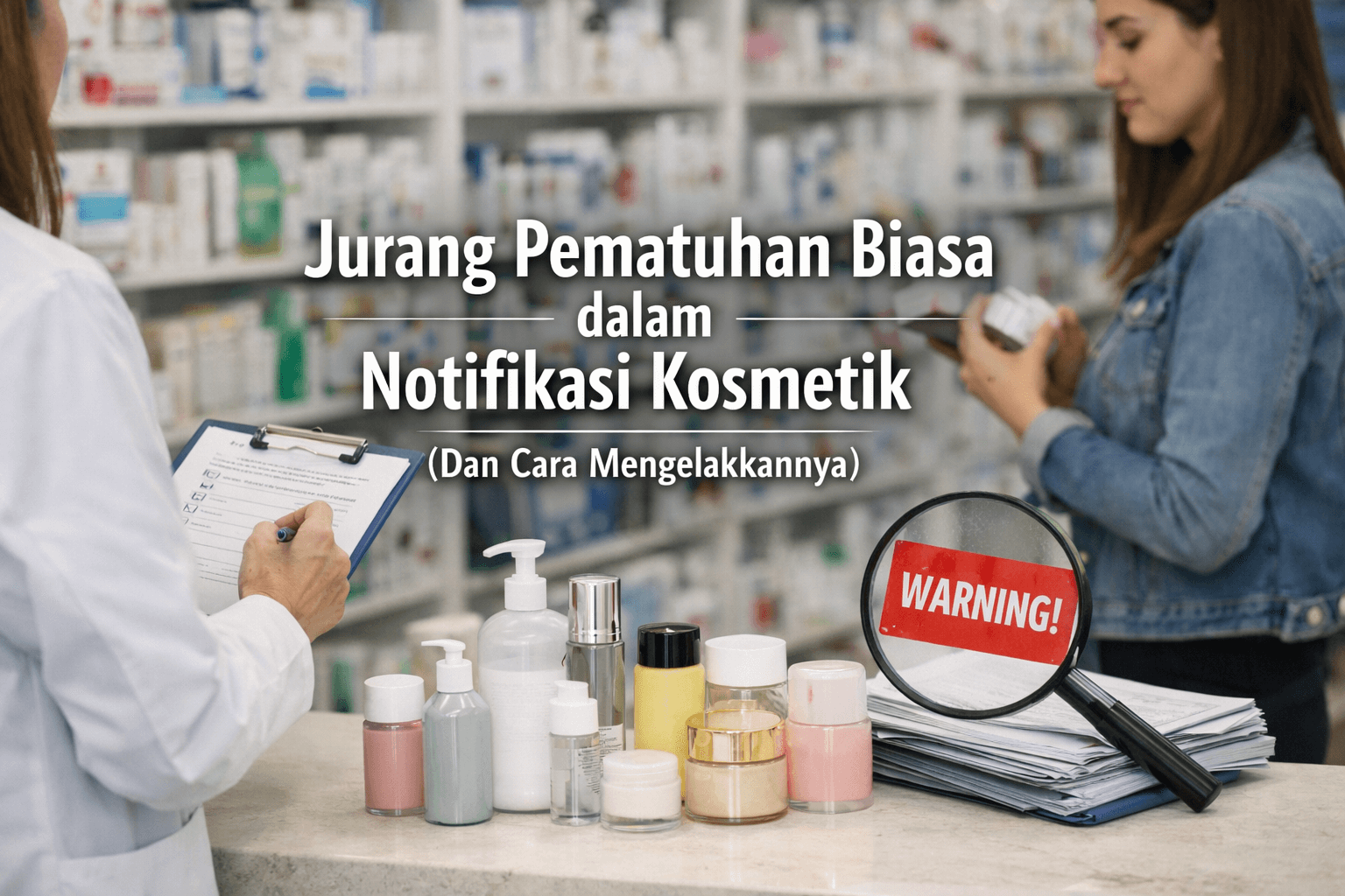 Jurang Pematuhan Biasa Dalam Notifikasi Kosmetik (Dan Cara Mengelakkannya) Jurang Pematuhan Biasa Dalam Notifikasi Kosmetik (Dan Cara Mengelakkannya)