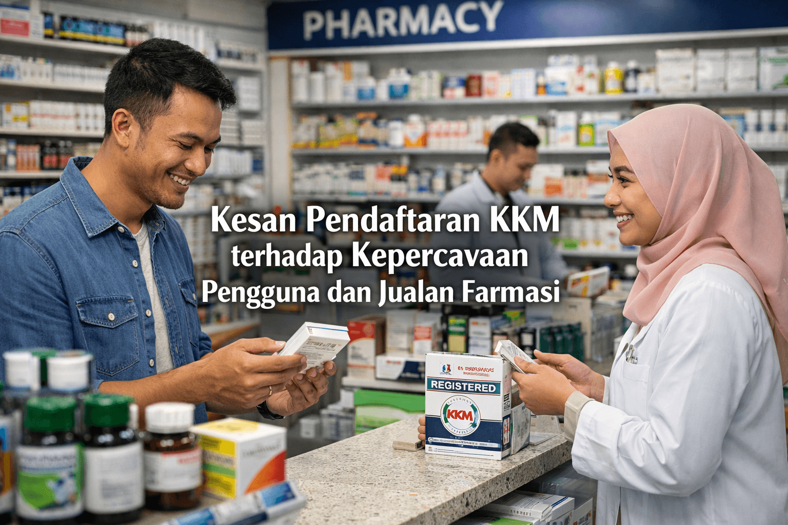 Kesan Pendaftaran Kkm Terhadap Kepercayaan Pengguna Dan Jualan Farmasi