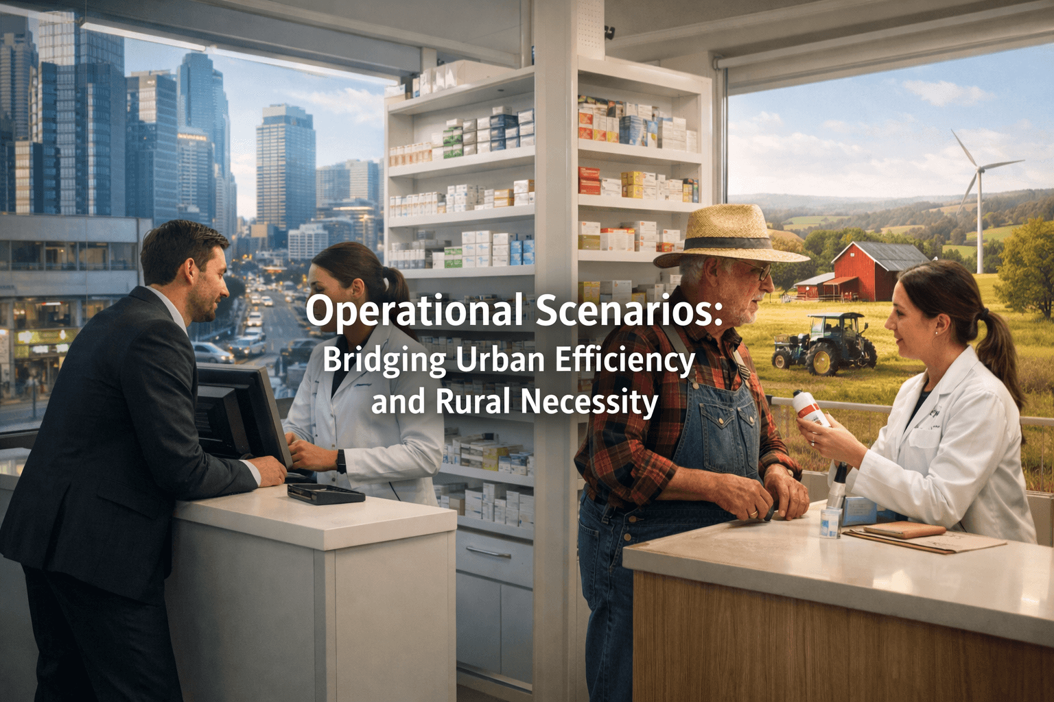 Operational Scenarios Bridging Urban Efficiency And Rural Necessity