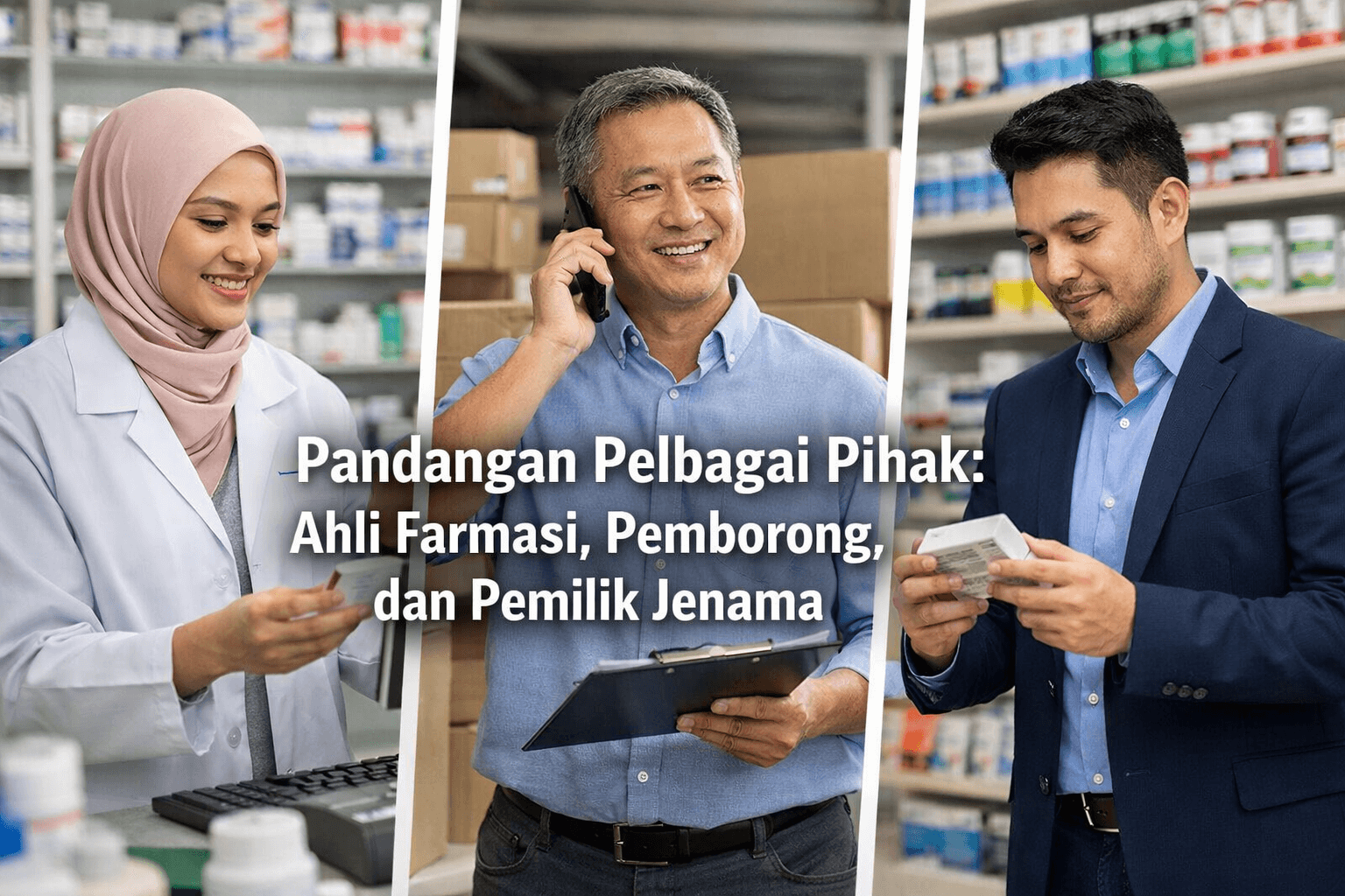 Pandangan Pelbagai Pihak Ahli Farmasi, Pemborong, Dan Pemilik Jenama Pandangan Pelbagai Pihak Ahli Farmasi, Pemborong, Dan Pemilik Jenama