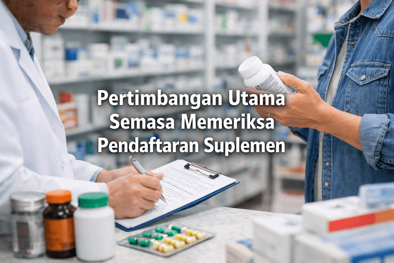 Pertimbangan Utama Semasa Memeriksa Pendaftaran Suplemen