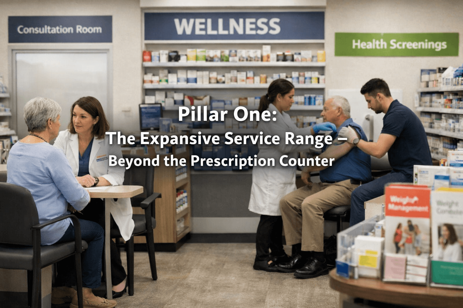 Pillar One The Expansive Service Range – Beyond The Prescription Counter Pillar One The Expansive Service Range – Beyond The Prescription Counter